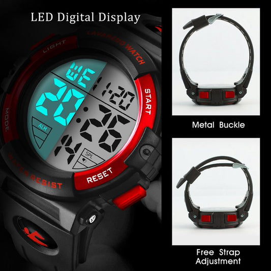 LAVAREDO Men's Digital Sports Watch