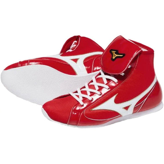 Mizuno Short-Cut Type Boxing Shoes - Red