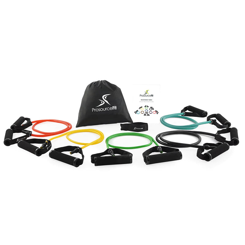 The ProsourceFit Resistance Band Set - With Attached Handles